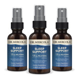Sabor frambuesa natural, sin gluten ni soja, Dr. Mercola Sleep Support.