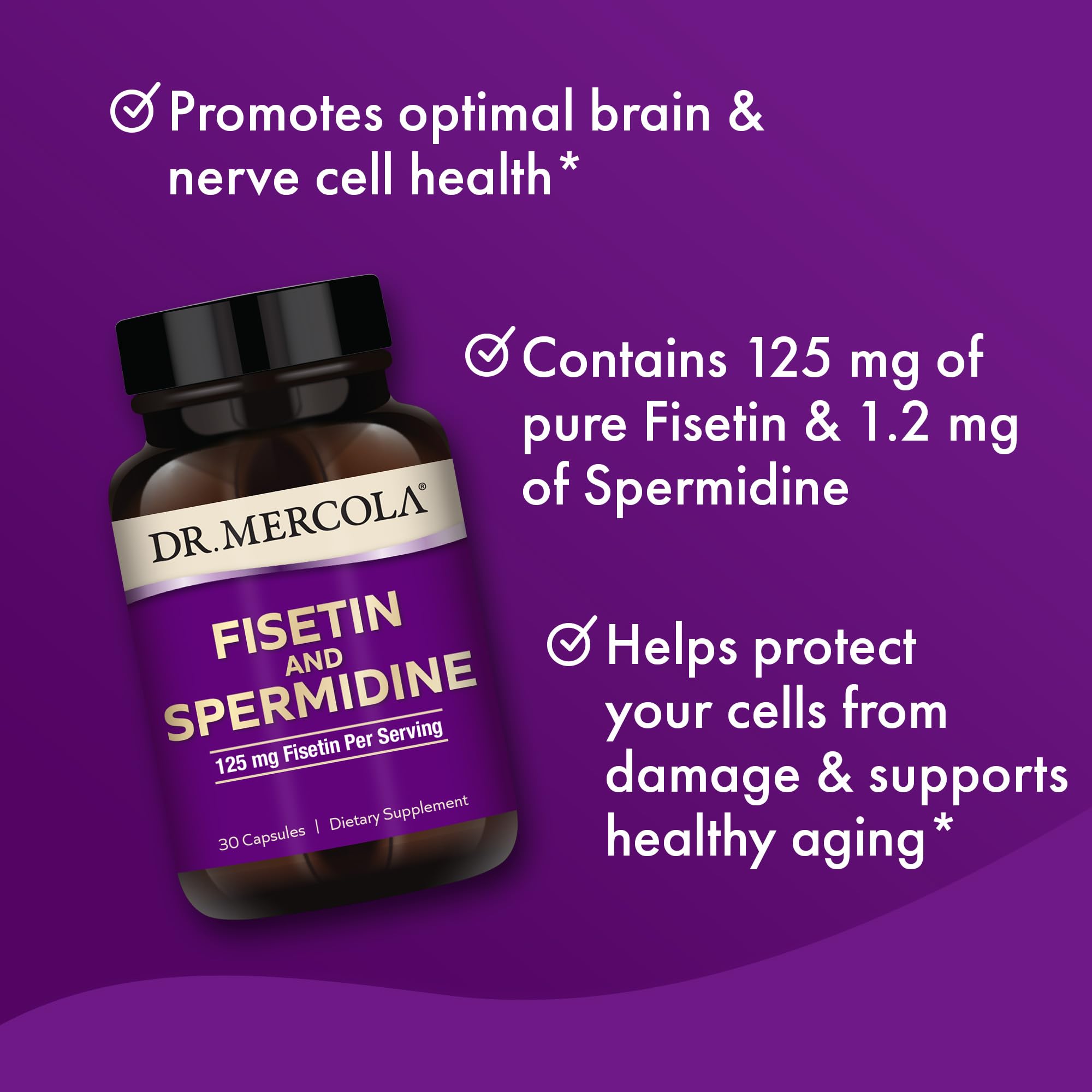 Dr. Mercola Spermidina: fuente de Spermidina derivada del germen de arroz.