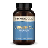Dr Mercola Ubiquinol cápsulas de energía para apoyo diario.