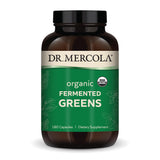 Dr. Mercola Verduras fermentadas en cápsulas, conveniencia diaria para incorporar vegetales.