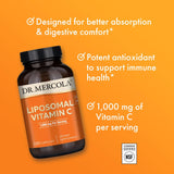 Dr. Mercola Vitamina C liposomal: absorción estable para energía diaria.