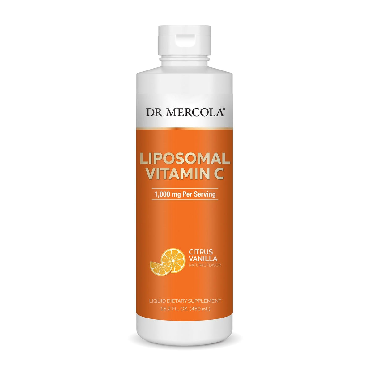 Dr. Mercola Vitamina C liposomal en bote, antioxidante diario para defensa natural