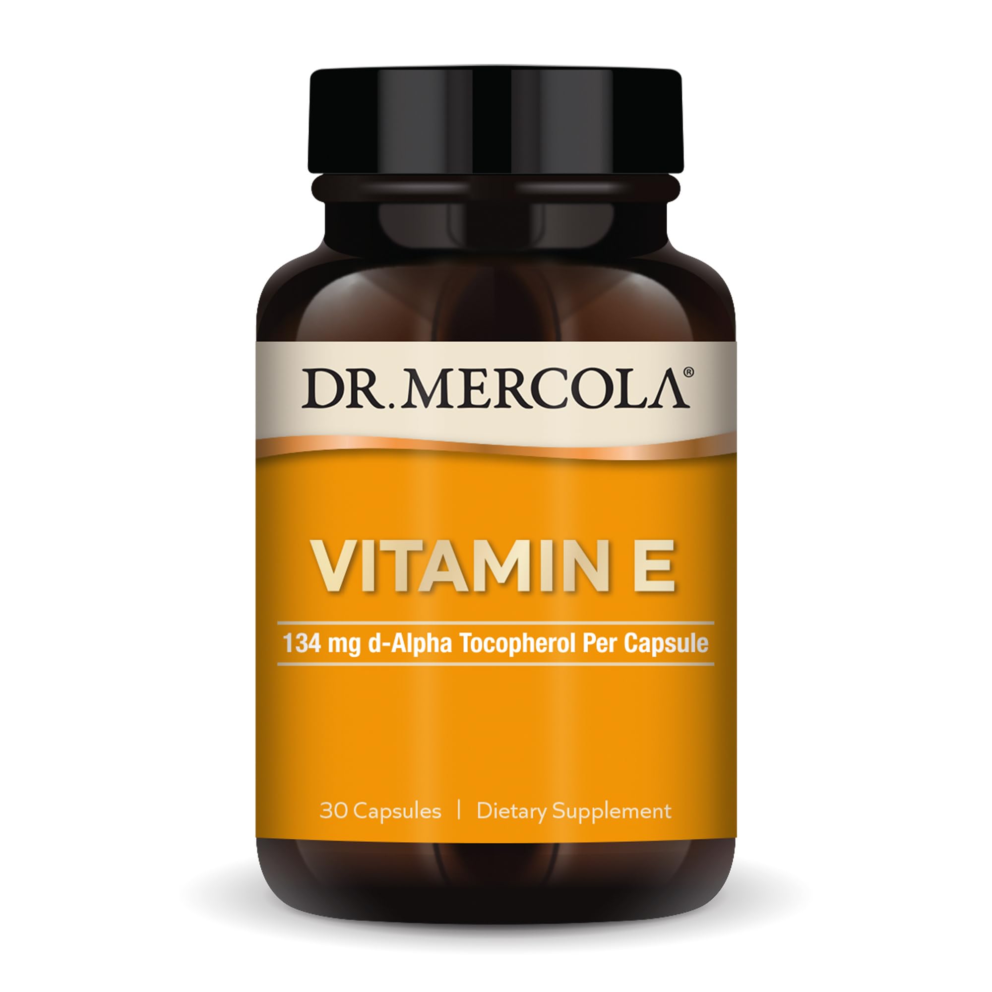 Dr. Mercola Vitamina E: cápsulas Licaps para entrega estable y suave