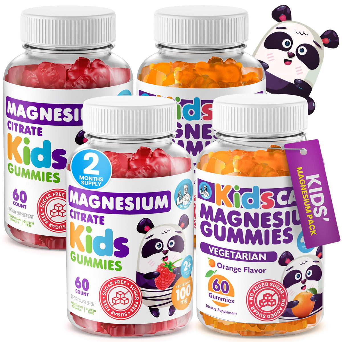 Gomitas naranja DR. MORITZ Calm en frasco, sabor agradable para niños