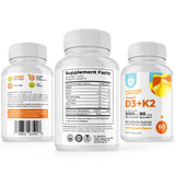 Gominas sabor durazno DR. MORITZ D3 K2, ideal para huesos.