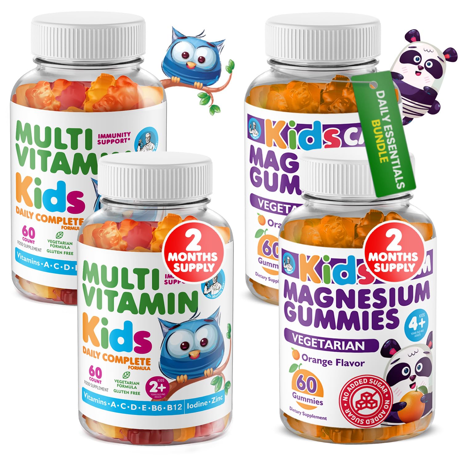 Gomitas de magnesio para niños DR MORITZ, sabor naranja, posible apoyo a la relajación diaria