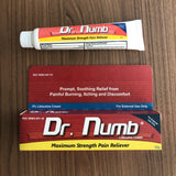Dr. Numb crema apta para todo tipo de piel, uso cómodo y suave.