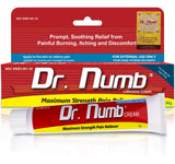 Dr. Numb crema anestesia rápida en aplicación de 15 minutos para dolor leve