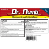 Dr. Numb tapa resistente a niños protege a familias y facilita almacenamiento seguro.