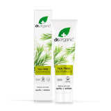 Dr.organic Pasta de Dientes Árbol de Té, tubo de 100 ml, aliento fresco diario.