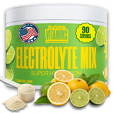 Dr. Price's electrolitos en polvo limón-lima para hidratación diaria y energía suave.