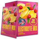 Dr. Price's Vitamins electrolitos: sobre sabor cereza limón, hidratación rápida sin azúcar.
