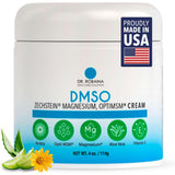 Dr. Robaina DMSO Crema: botella 4 oz para cuidado diario suave.