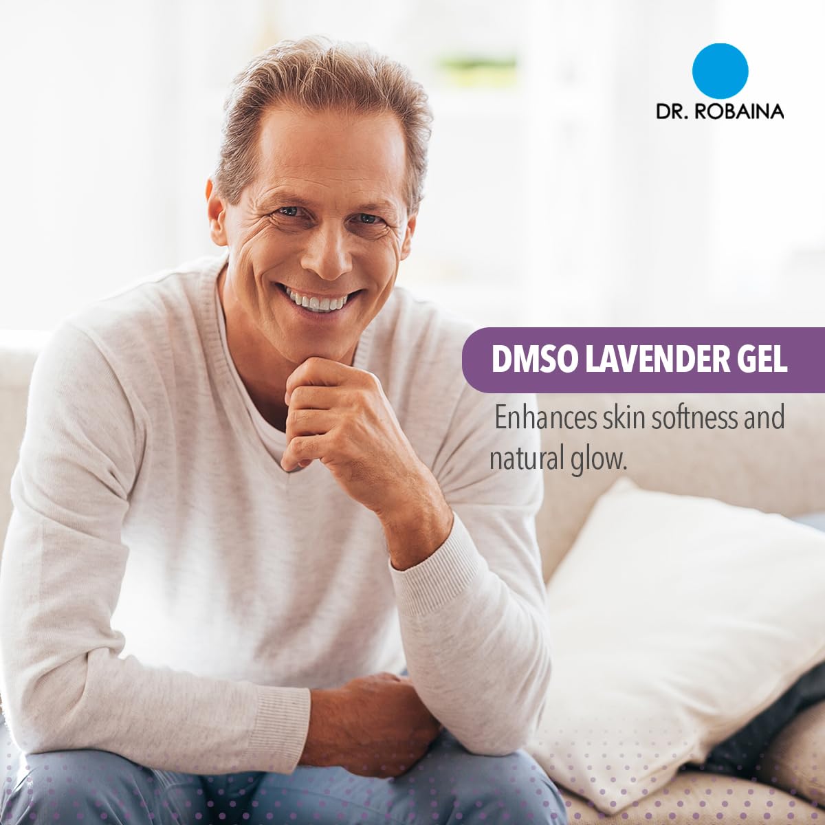 Gel Lavanda Dr. Robaina: acabado mate y no graso.