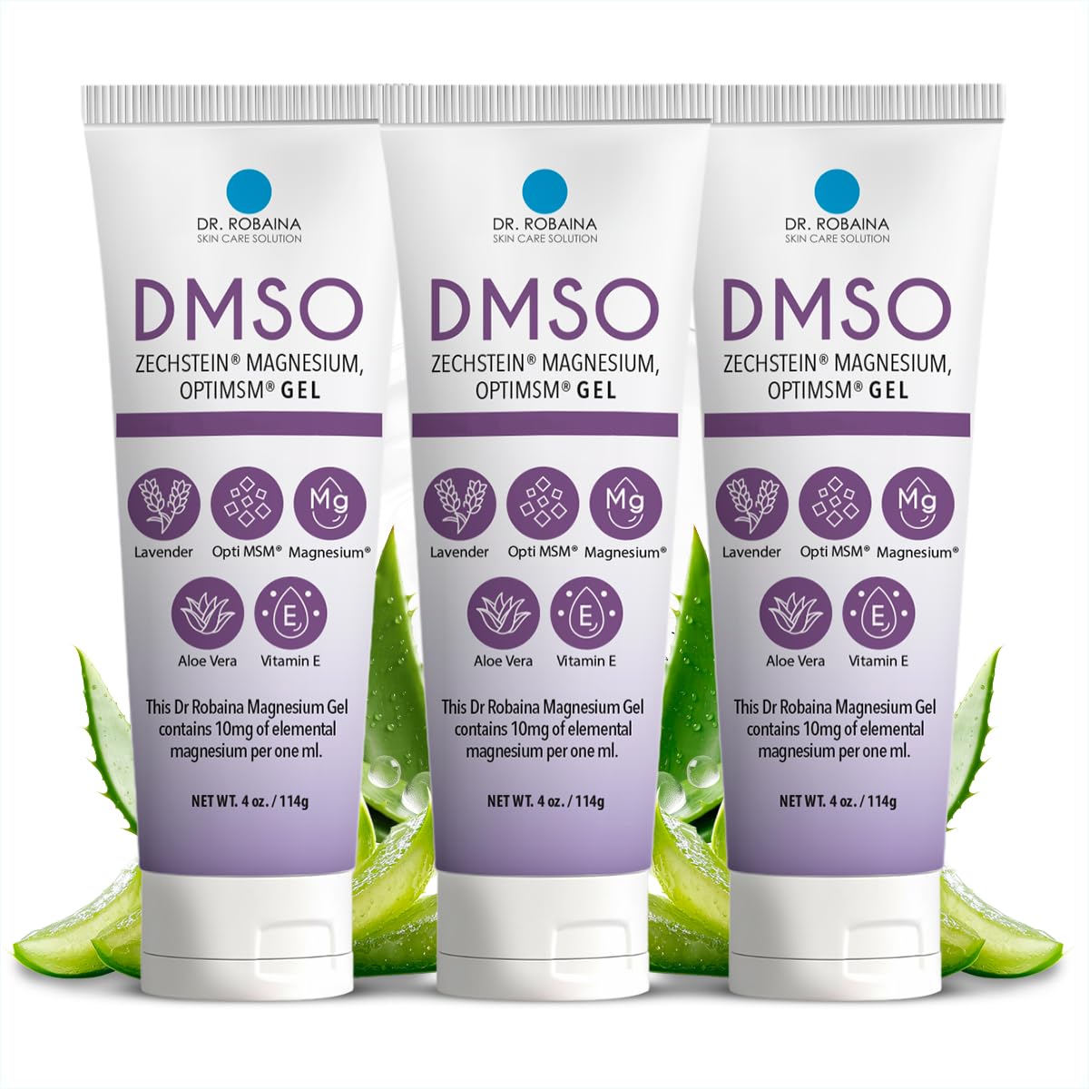 Dr. Robaina DMSO Gel Lavanda: sensación refrescante al aplicar.