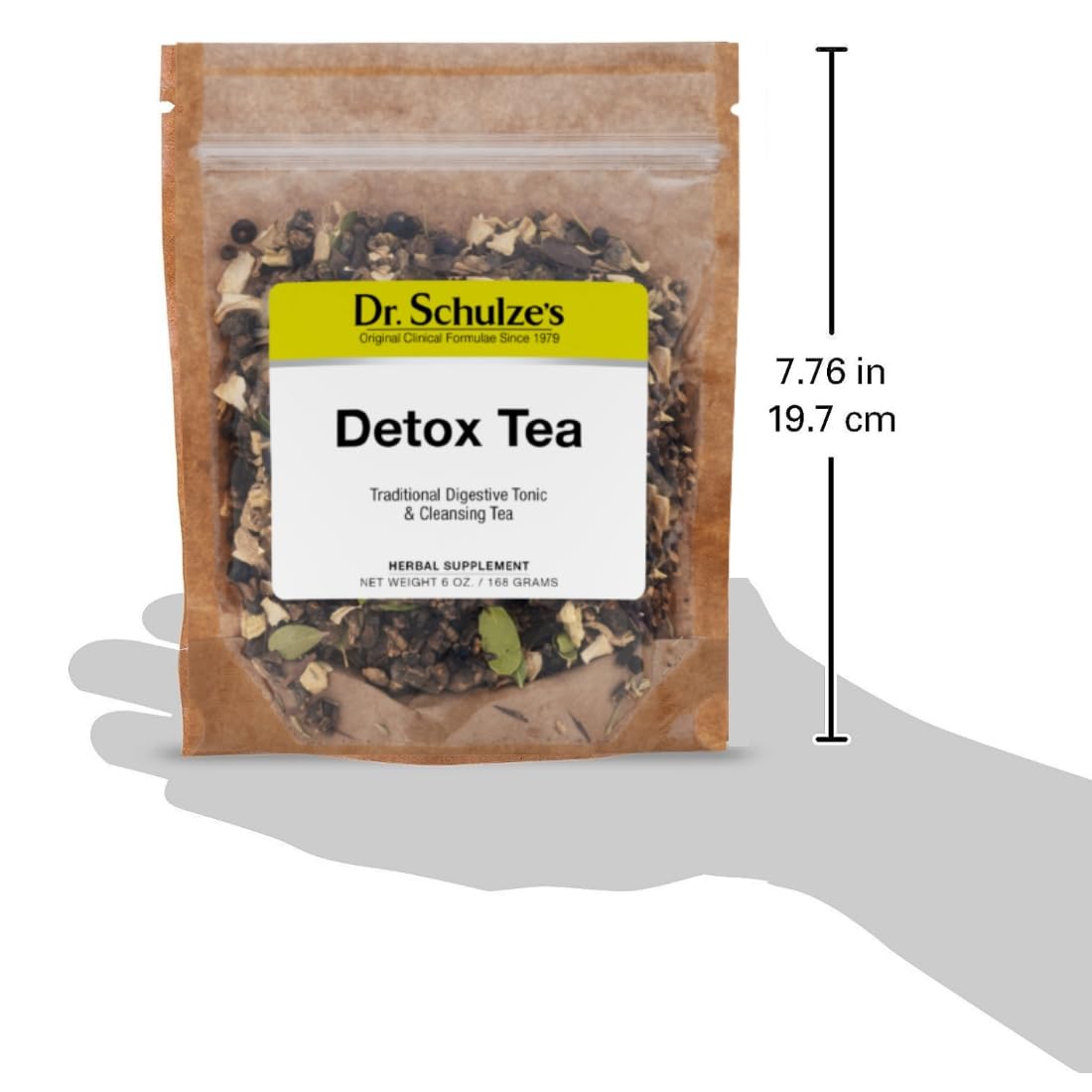 Dr. Schulze’s Detox Tea, apoyo digestivo natural para mayor comodidad diaria.