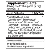 Dr. Schulze’s Detox Tea, infusión caliente con aroma suave para la digestión.