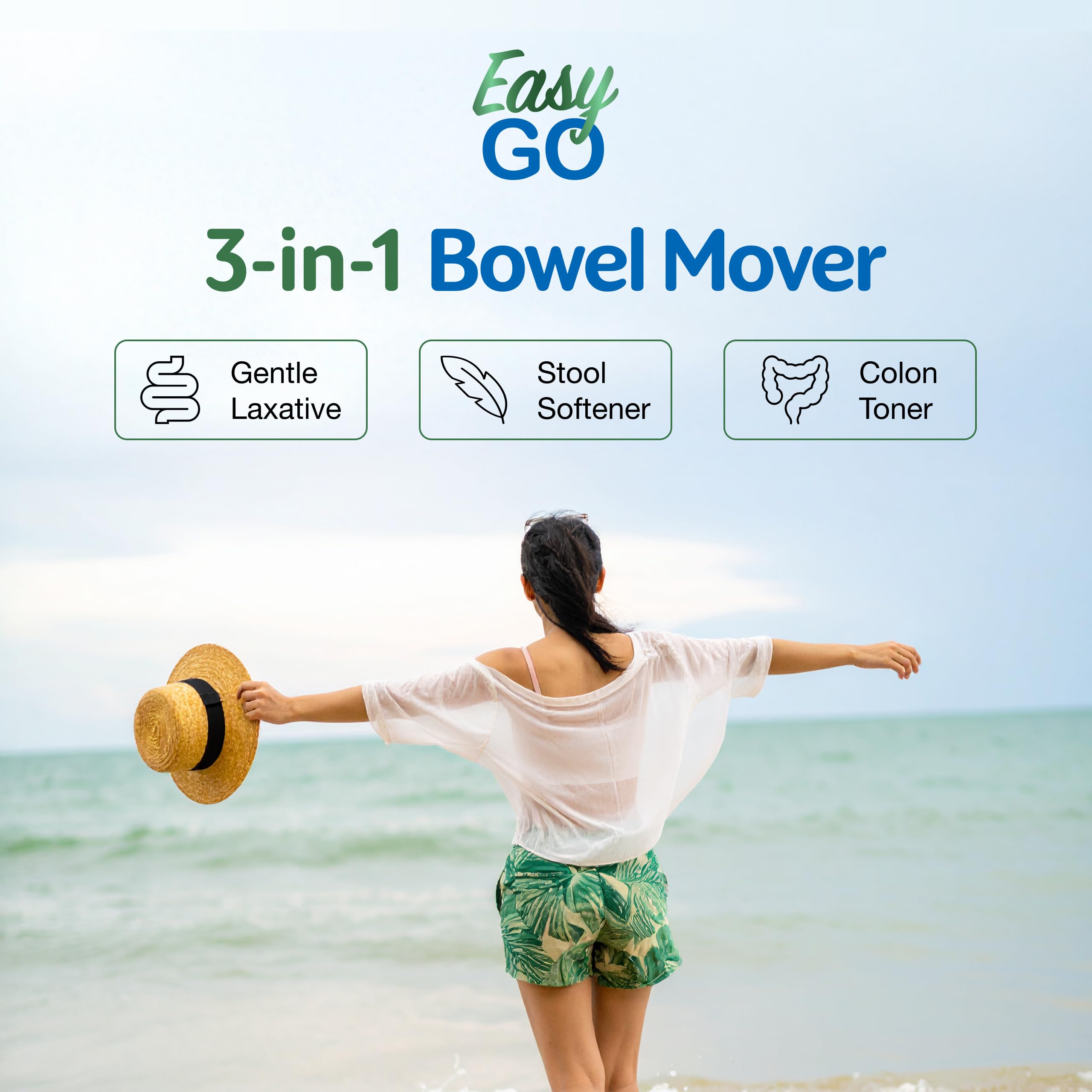 Dr. Schulze's Easy Go Bowel Mover: etiqueta con ingredientes vegetales y orgánicos.
