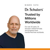Envase de Dr. Schulze's SuperFood 100 para viajes.