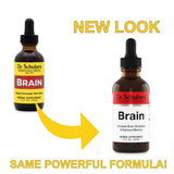 Dr. Schulze's Brain Formula: etiqueta de ingredientes destacando ginkgo biloba