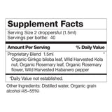 Dr. Schulze's Brain Formula: mano sosteniendo la botella lista para tomar