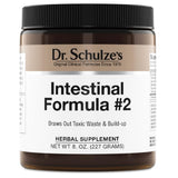 Dr. Schulze's Intestinal Formula #2 - botella visible para apoyo diario del colon.