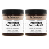 Frasco de Dr. Schulze's Intestinal Formula #2 mostrando el envase para uso diario.