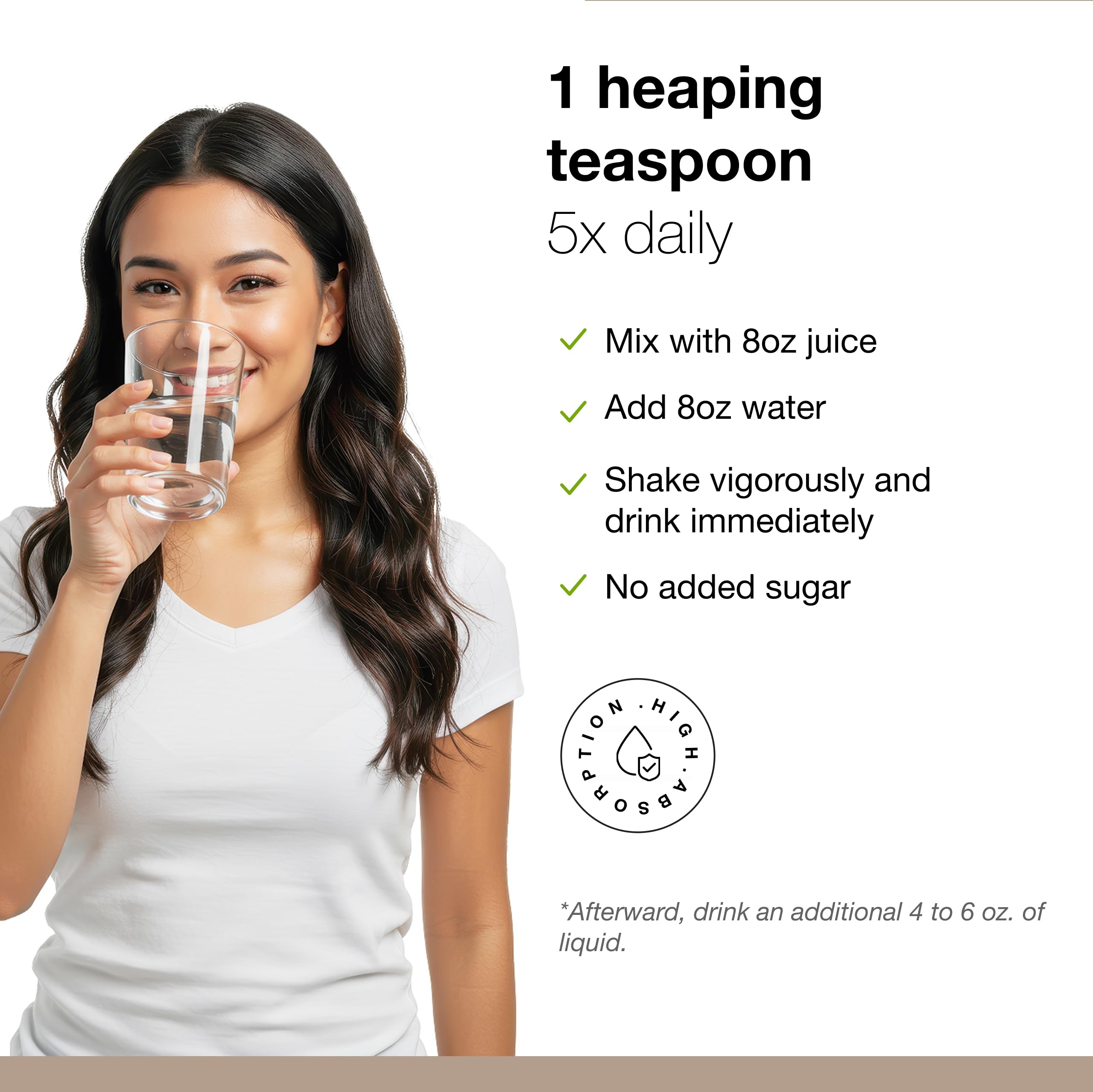 Mezcla en jugo con Intestinal Formula #2 para una experiencia suave.