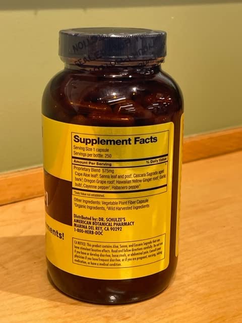 Dr. Schulze's Intestinal Formula #1 - cápsulas: favorecen un tránsito intestinal cómodo de forma natural.