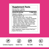 Dr. Schulze's Super-C Plus: etiqueta clara para referencia rápida.