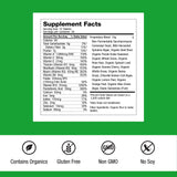 Dr. Schulze's SuperFood Plus: etiqueta del producto para nutrición diaria