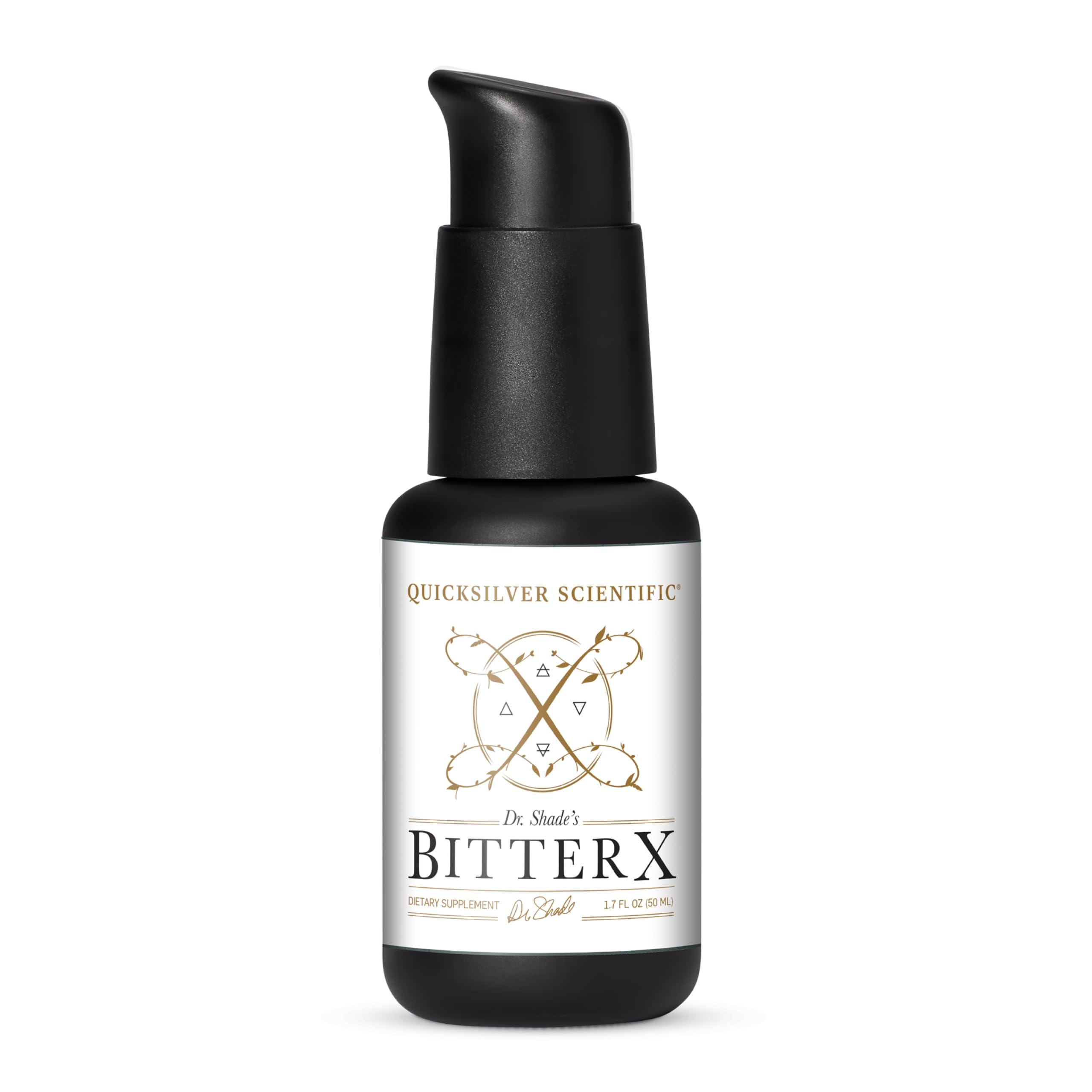 BitterX de Quicksilver Scientific: botella de 50 ml para apoyo digestivo.