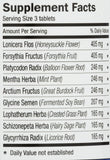 DR. SHEN'S Yin Chiao, etiquetas e ingredientes, destaca mezcla herbal tradicional.