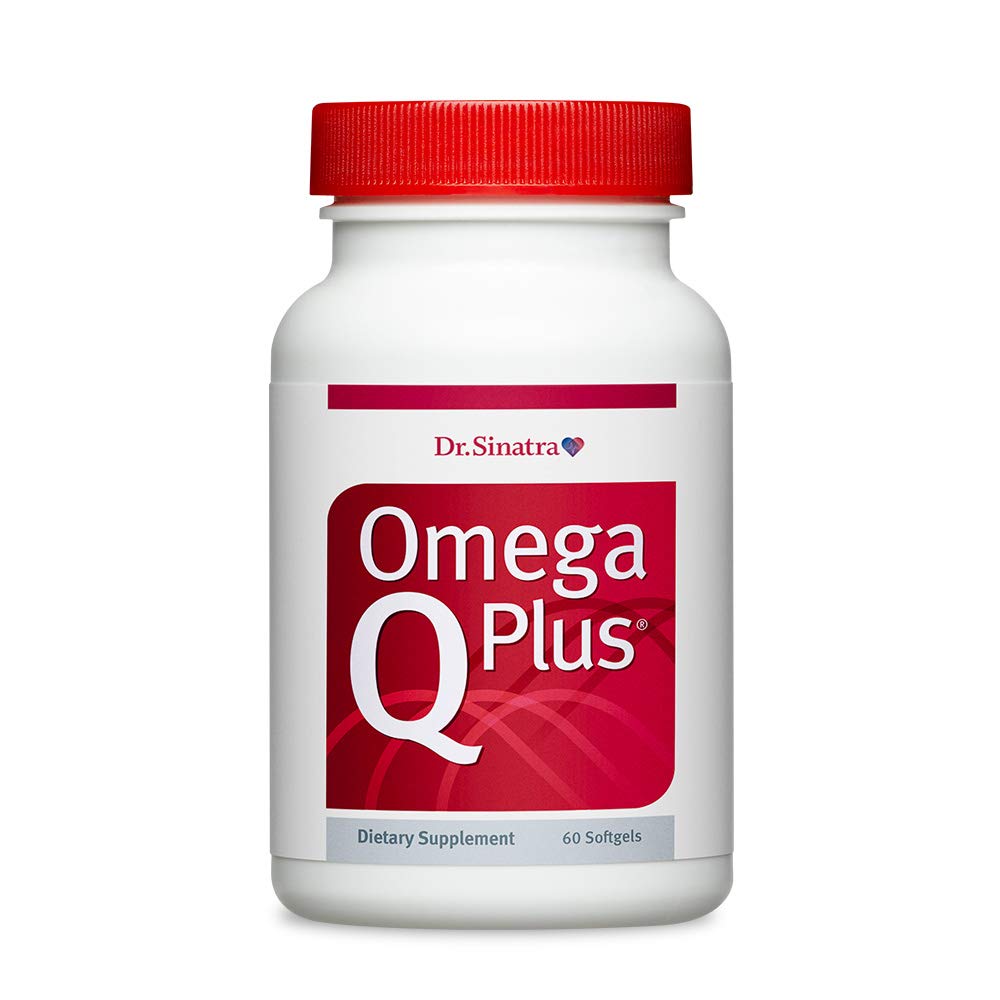 Dr. Sinatra Omega Q Plus – botella: soporte diario para la salud cardíaca.