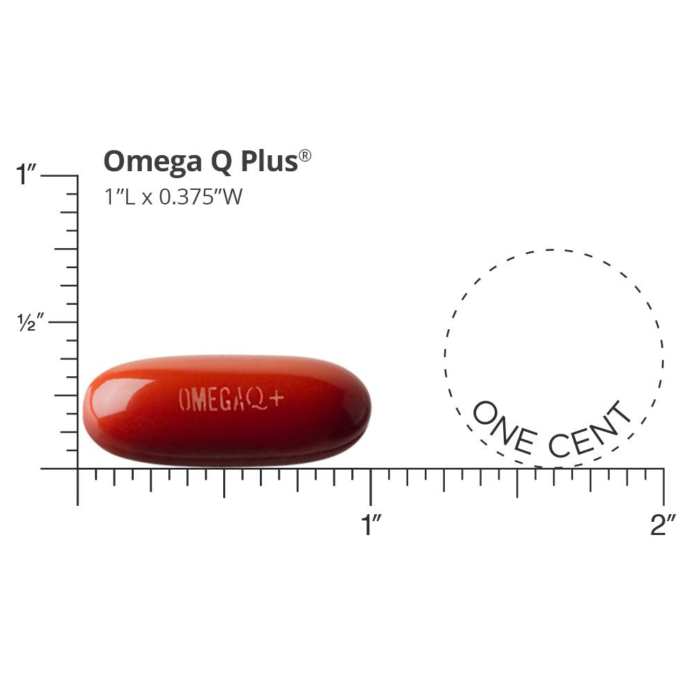 Dr. Sinatra Omega Q Plus – cápsulas suaves: aporte diario de CoQ10 y omega-3.
