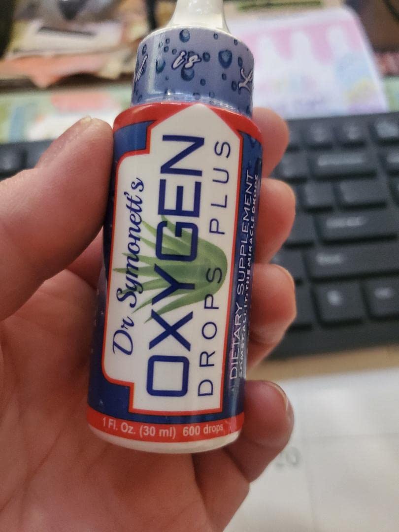 Dr. Symonett's Oxygen Drops Plus, estación de escritorio para un impulso durante el trabajo.