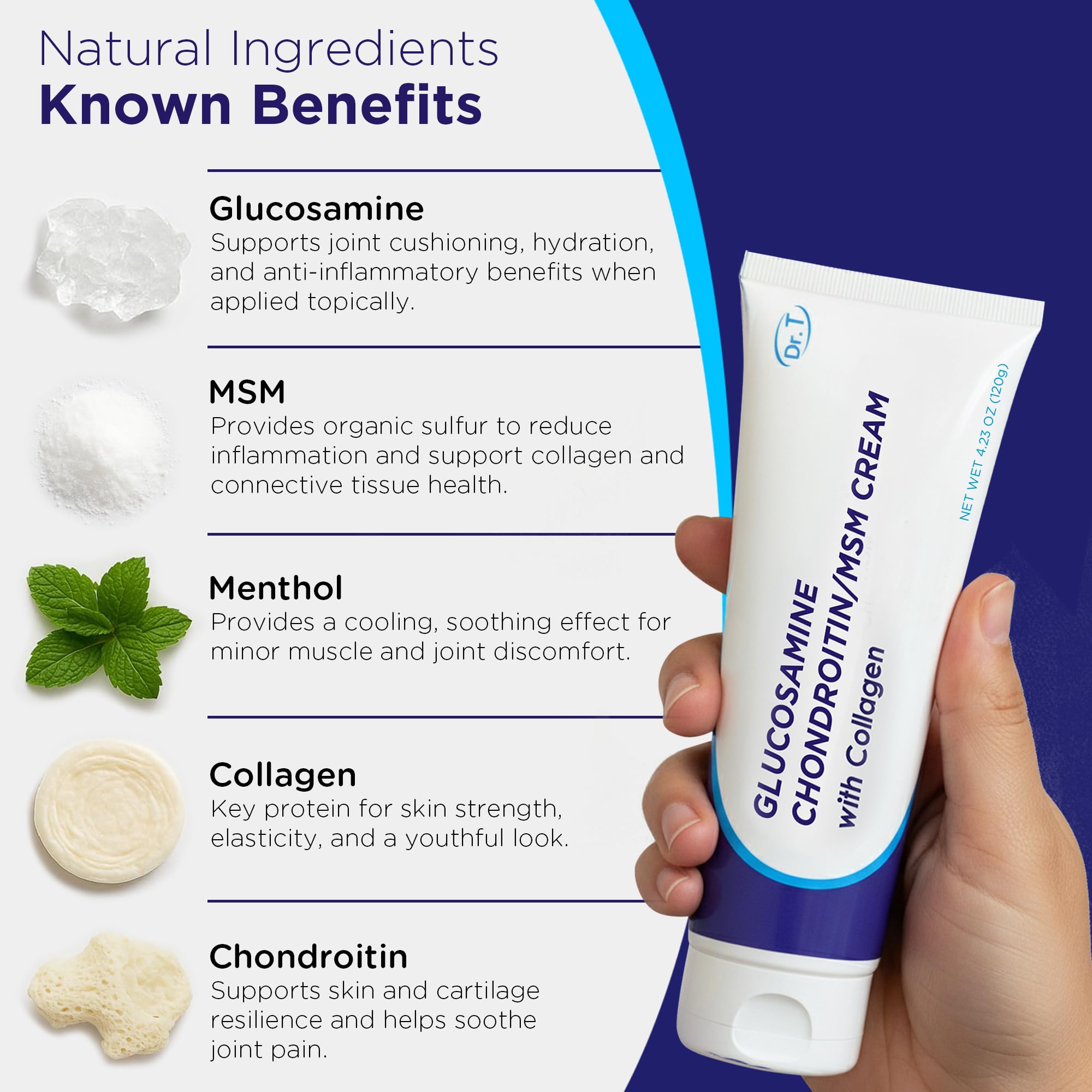 Dr. T crema con efecto refrescante de mentol