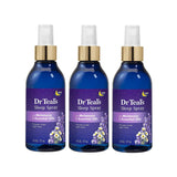 Botella de Dr Teal's Calm Blend para uso nocturno con melatonina.