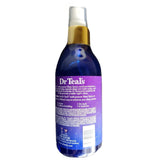 Rociado de Dr Teal's en ducha y dormitorio para favorecer la relajación nocturna.