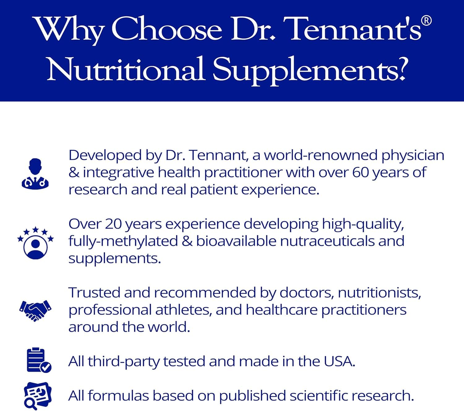 Dr. Tennant's: envase práctico para uso diario durante las comidas.