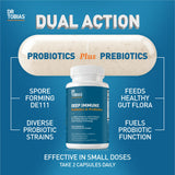 Dr. Tobias DE111: cepa esporada para mejor absorción intestinal.