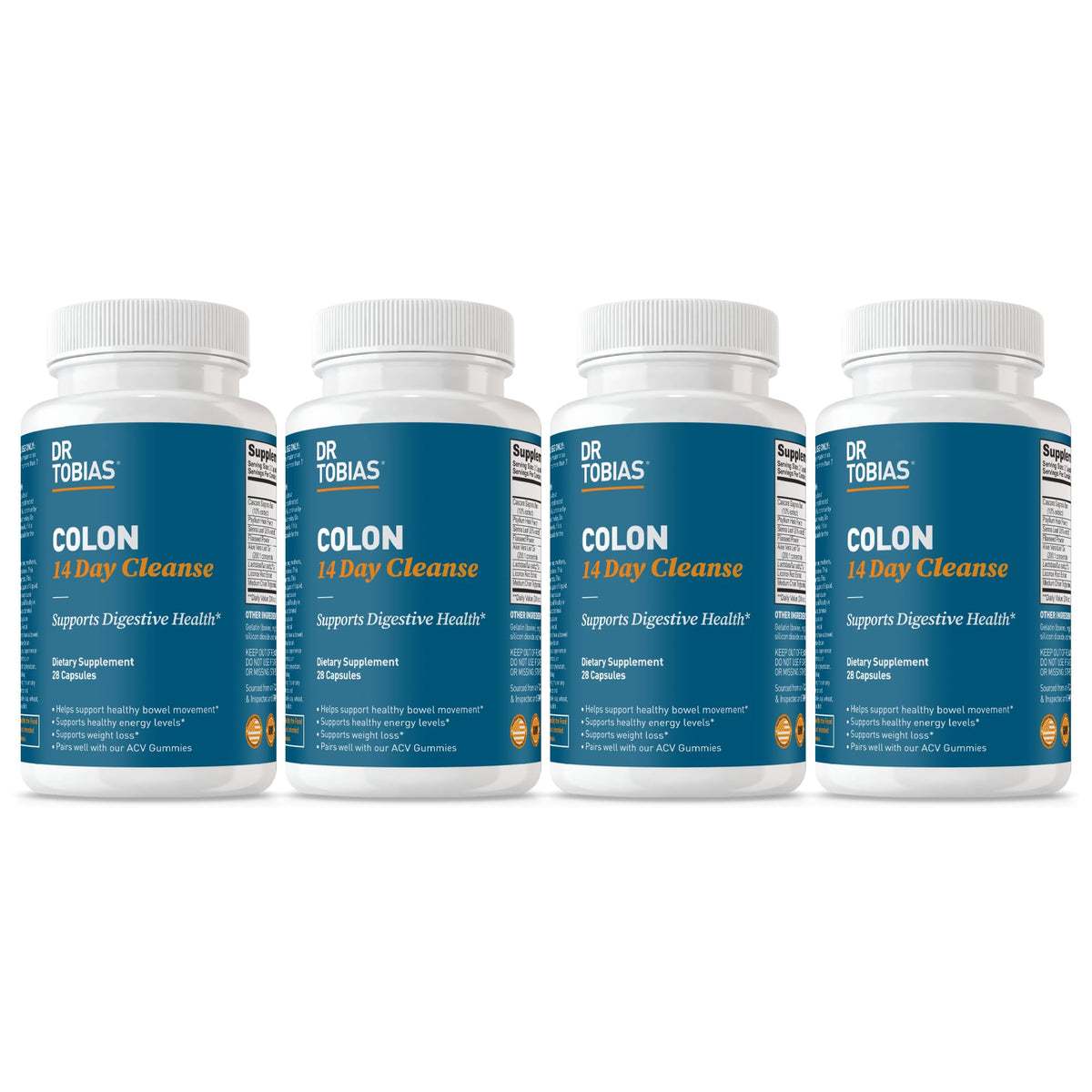 Dr. Tobias Colon Cleanse: botella lista para apoyo diario de la digestión.