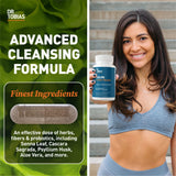 Dr. Tobias Colon Cleanse ingredientes herbales para un detox suave.