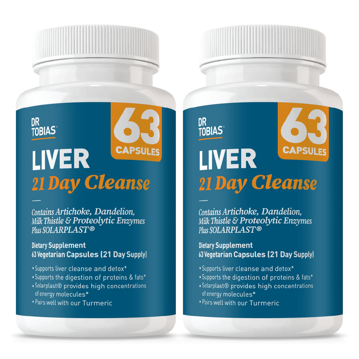 Dr. Tobias Liver 21 Días Cleanse: limpieza hepática en una botella para apoyo general