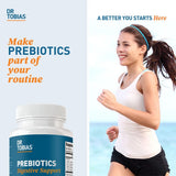Dr. Tobias Prebiotics complemento ideal con probióticos para el microbioma.