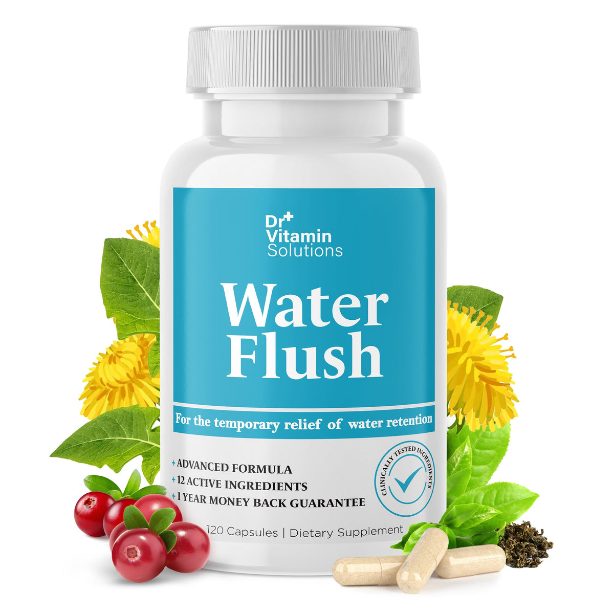 Dr Vitamin Solutions: cápsulas diuréticas para reducir la hinchazón.