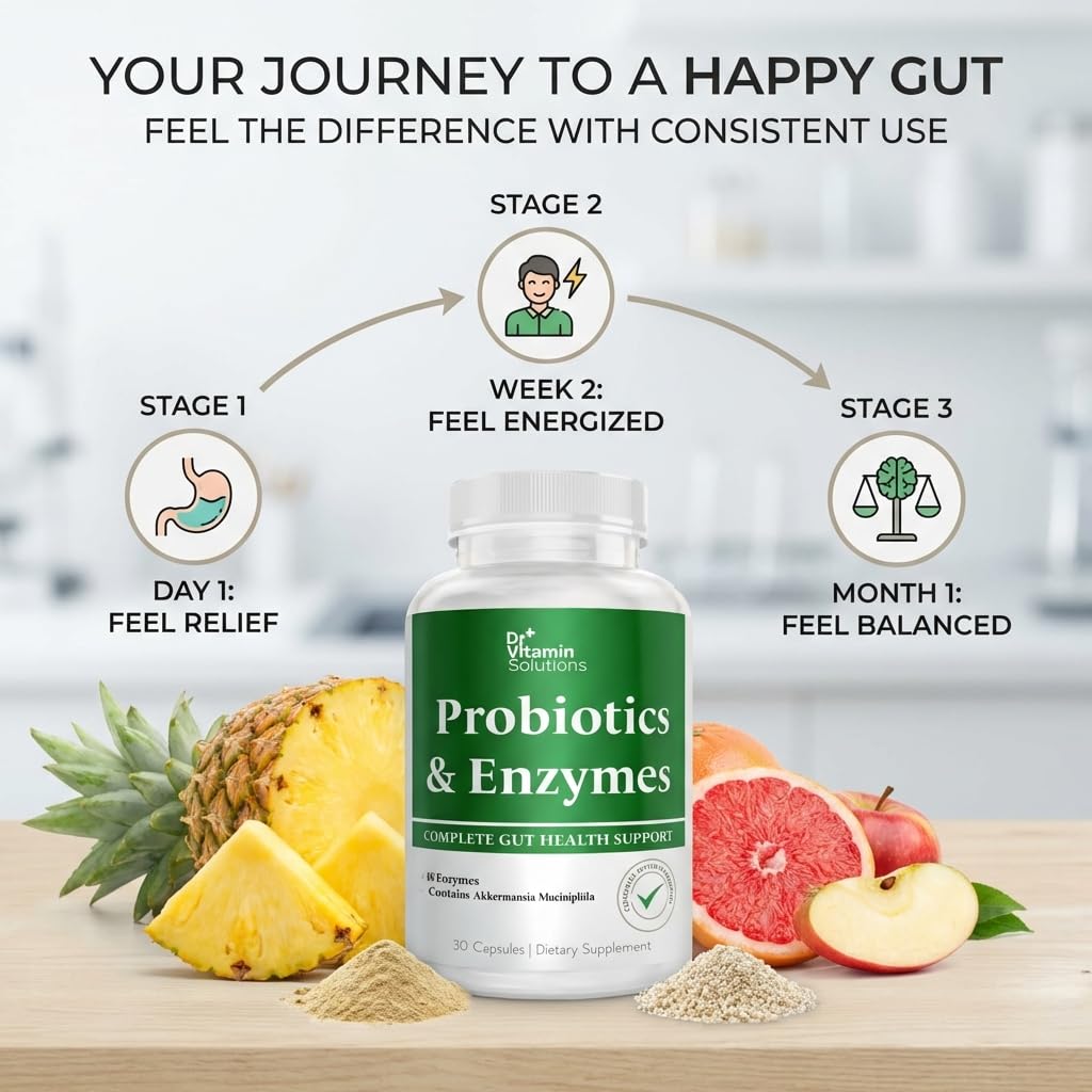 DR VITAMIN SOLUTIONS Salud digestiva para mujeres y hombres