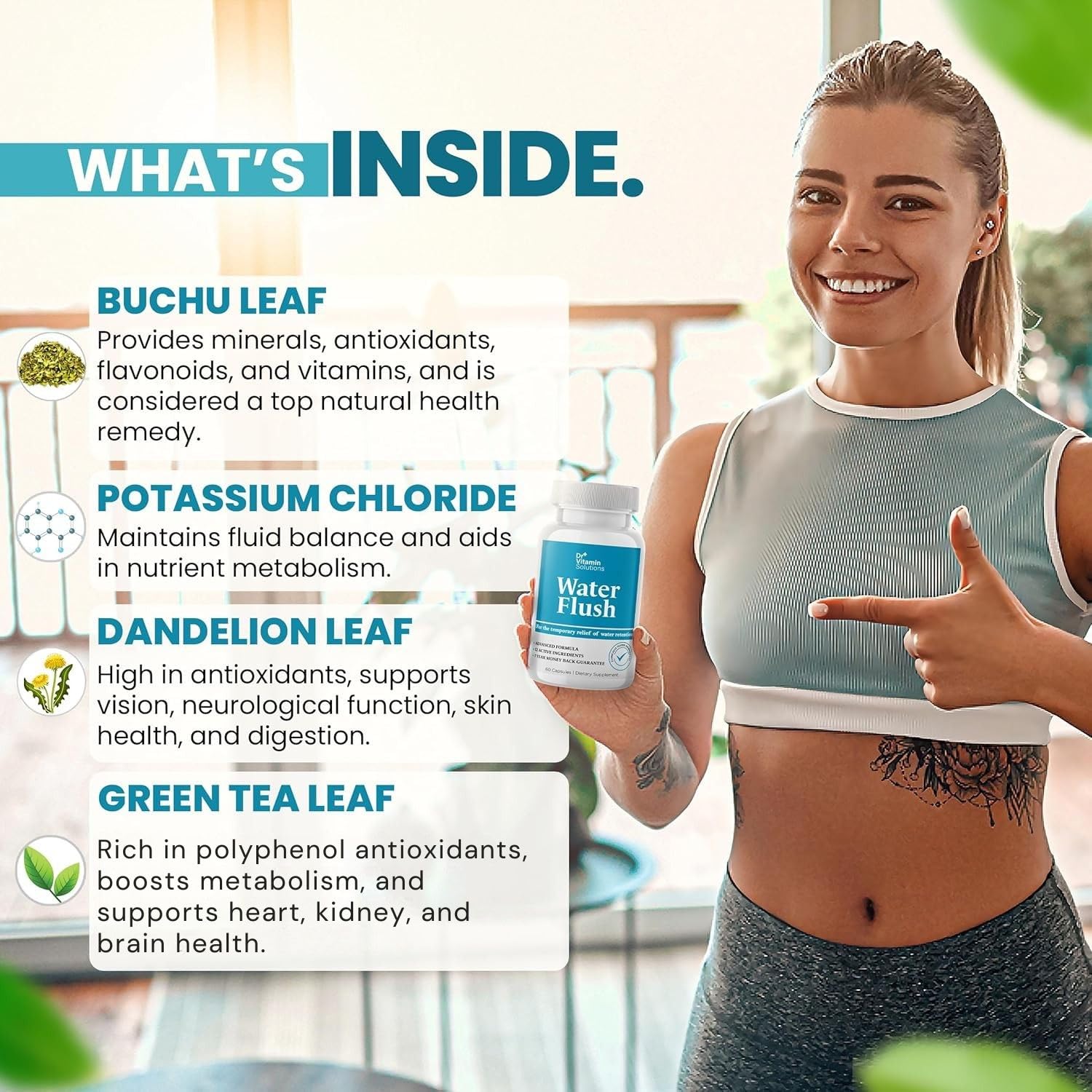 Dr Vitamin Solutions: electrolitos balanceados con potasio y B6 para bienestar.