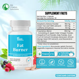 DR VITAMIN SOLUTIONS Fat Burner — etiqueta de ingredientes para decisiones informadas.