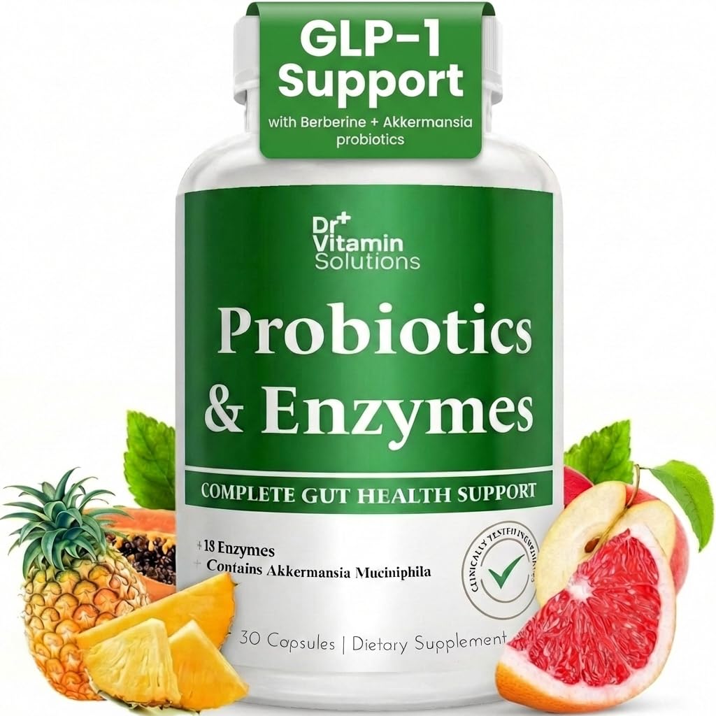 DR VITAMIN SOLUTIONS Enzimas GLP-1 para soporte digestivo en botella